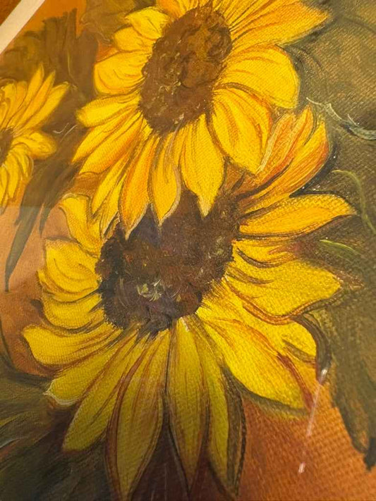 Quadro con Girasoli - Laboratorio Artistico di Stefania