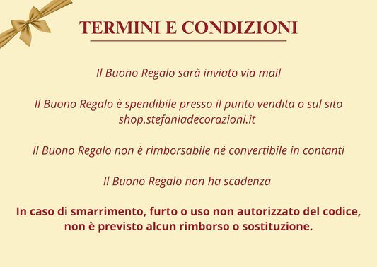 Gift Card / Buono Regalo - Laboratorio Artistico di Stefania