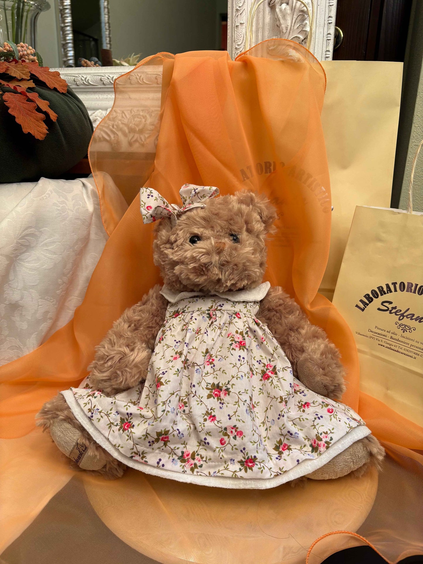 Orso di Peluche Bukowski - Laboratorio Artistico di Stefania