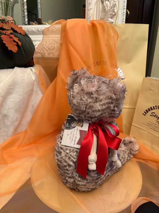 Gatto di Peluche Bukowski - Laboratorio Artistico di Stefania