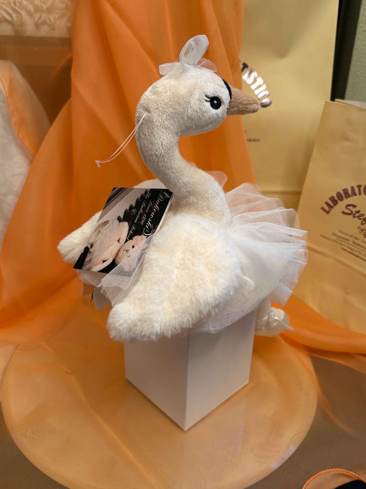 Cigno di Peluche Bukowski - Laboratorio Artistico di Stefania