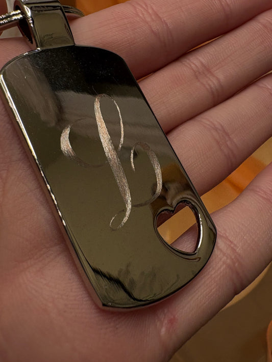 Portachiavi incisi a Mano