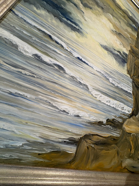 Quadro paesaggio marittimo