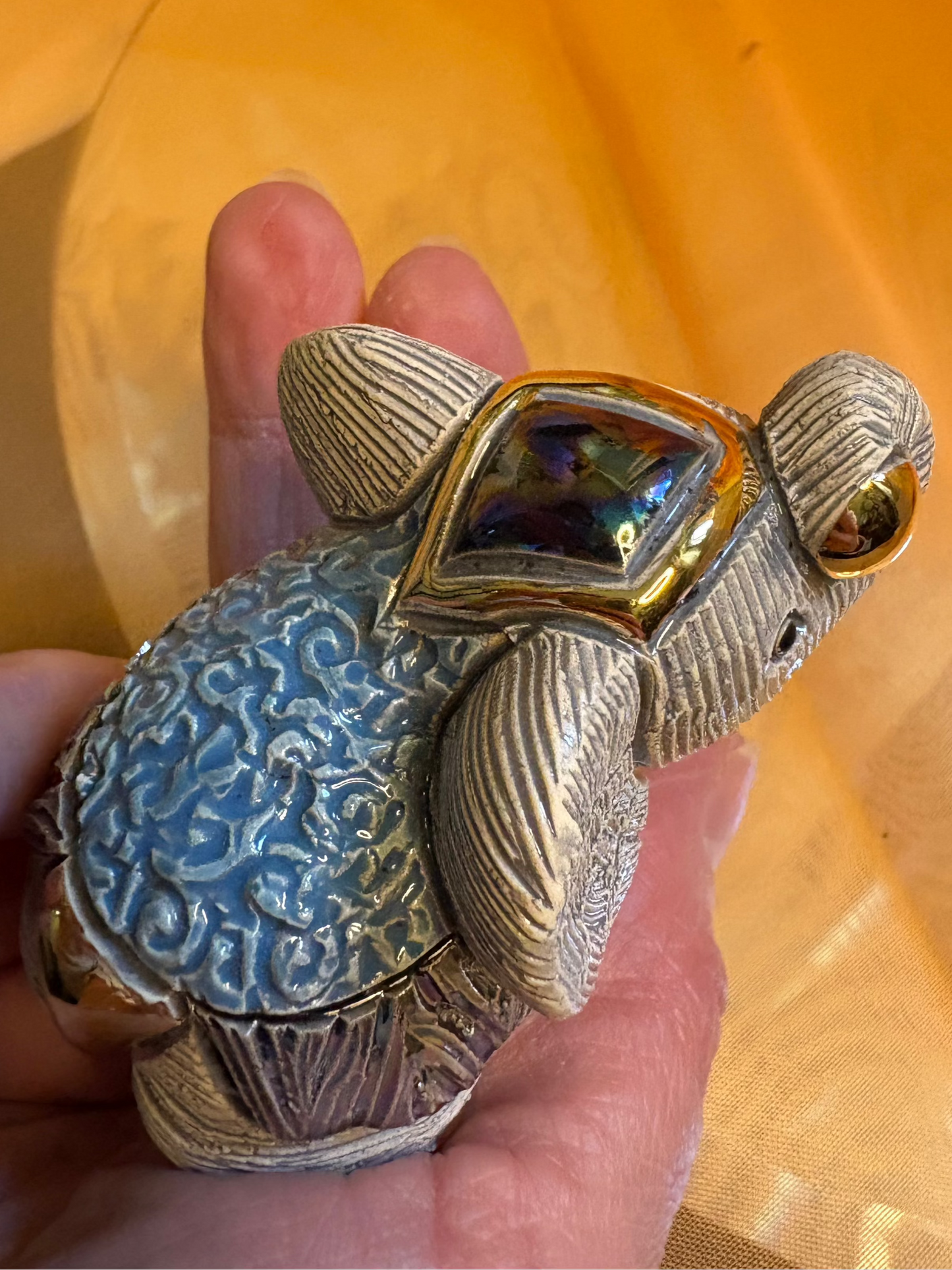 Mini Elefante De Rosa Rinconada - Laboratorio Artistico di Stefania