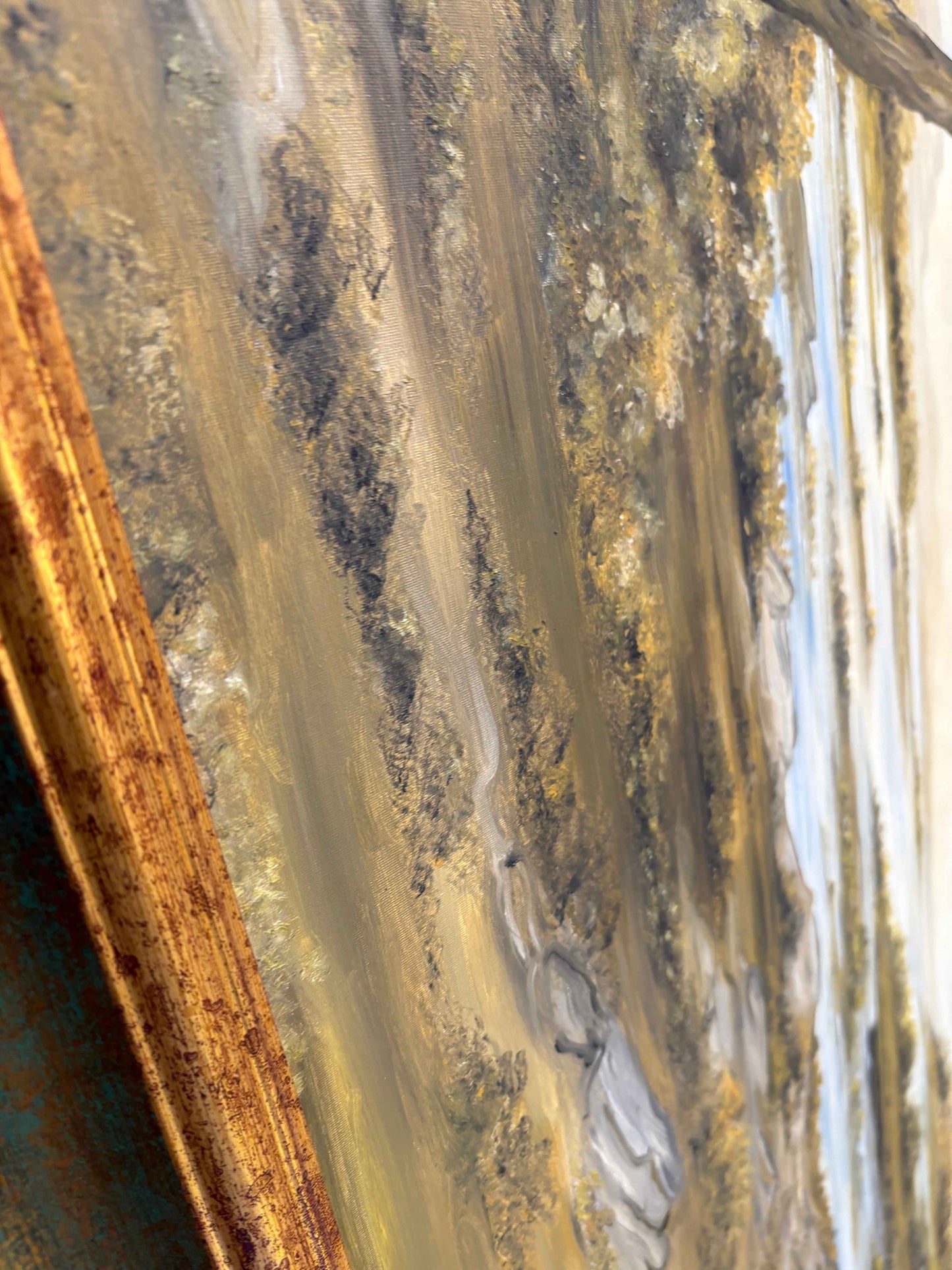 Quadro con Panorama Verde e Fiume - Laboratorio Artistico di Stefania