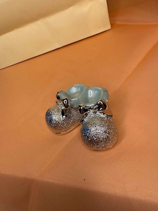 Zona outlet: 9 Scarpette azzurre - Laboratorio Artistico di Stefania