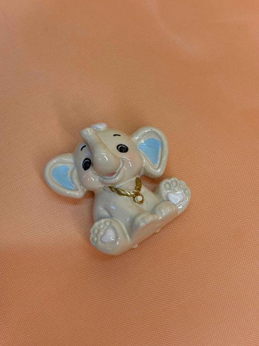 Zona outlet: Elefantini con calamita Azzurro - Laboratorio Artistico di Stefania