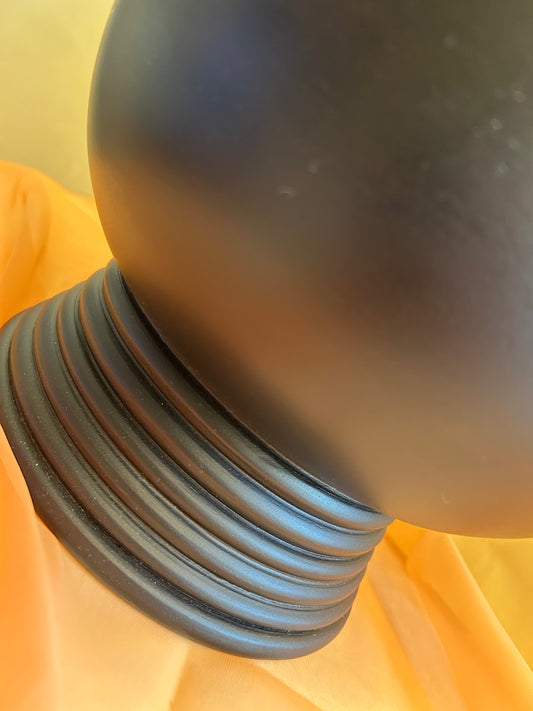 Vaso Decorativo in Legno di Mango