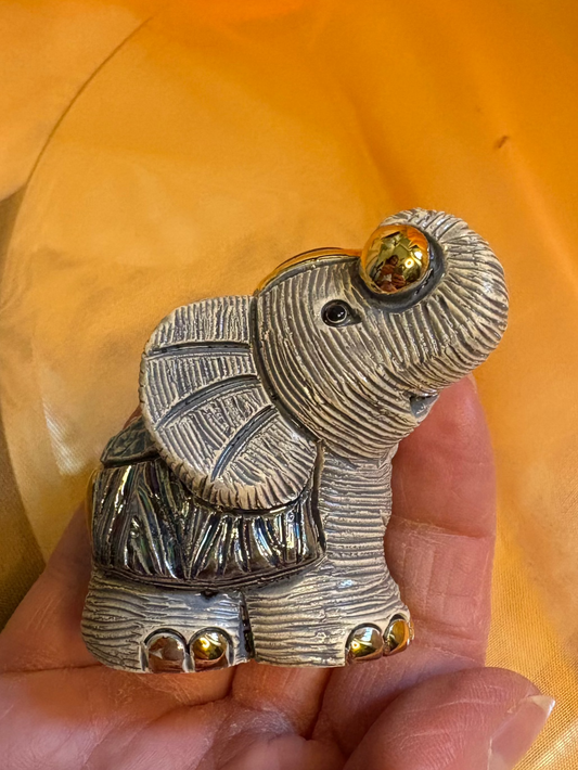 Mini Elefante De Rosa Rinconada