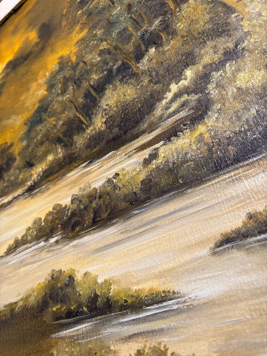 Quadro con bosco
