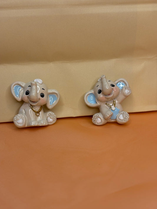 Zona outlet: Elefantini con calamita Azzurro