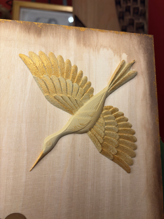 Quadro in legno fatto a mano 50x50cm