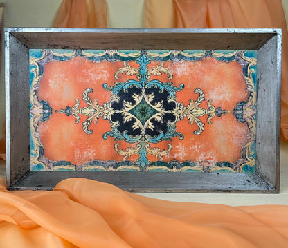 Vassoio in Legno decorato